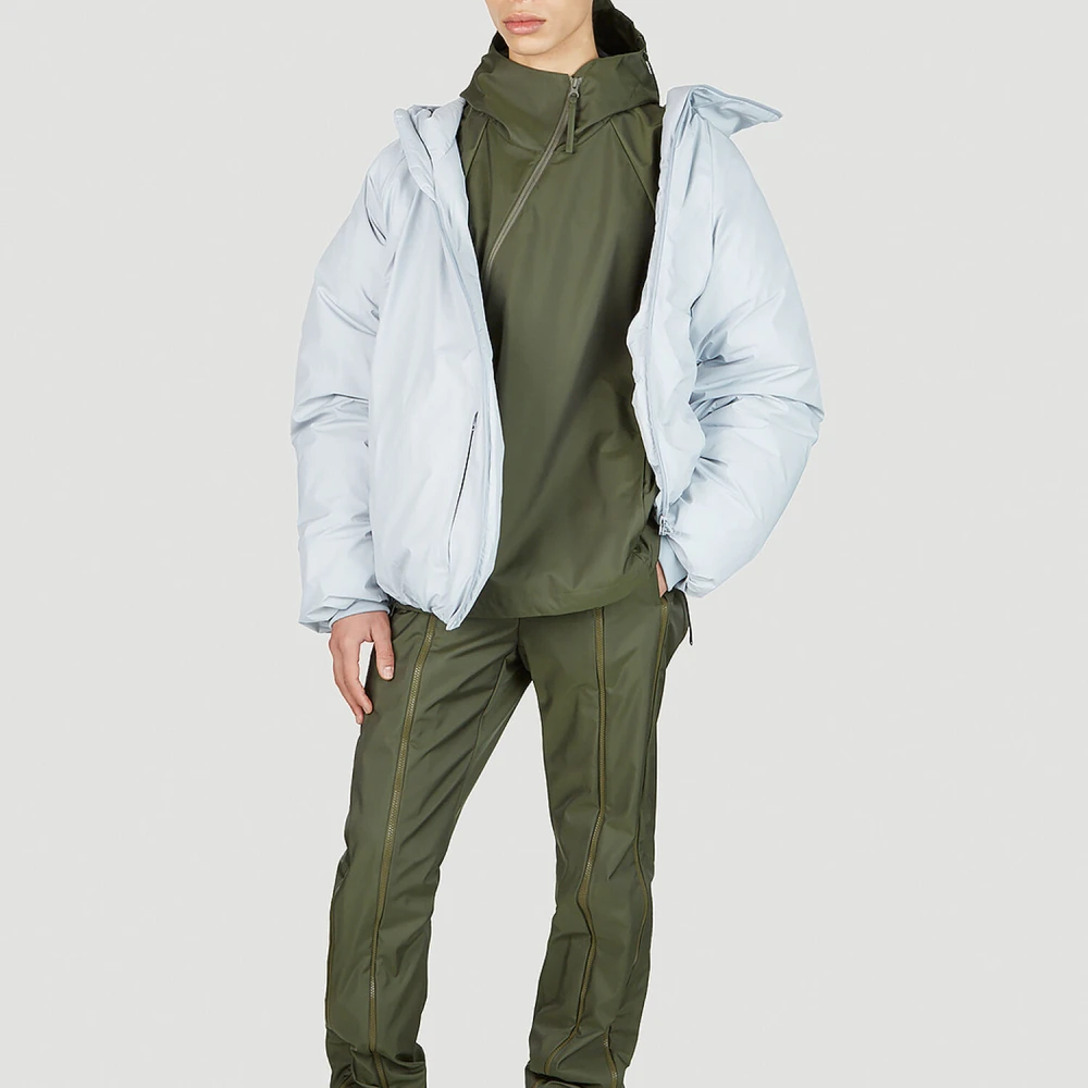 Post Archive Faction Slim-Fit Technische Broek met Ritsen Green Heren