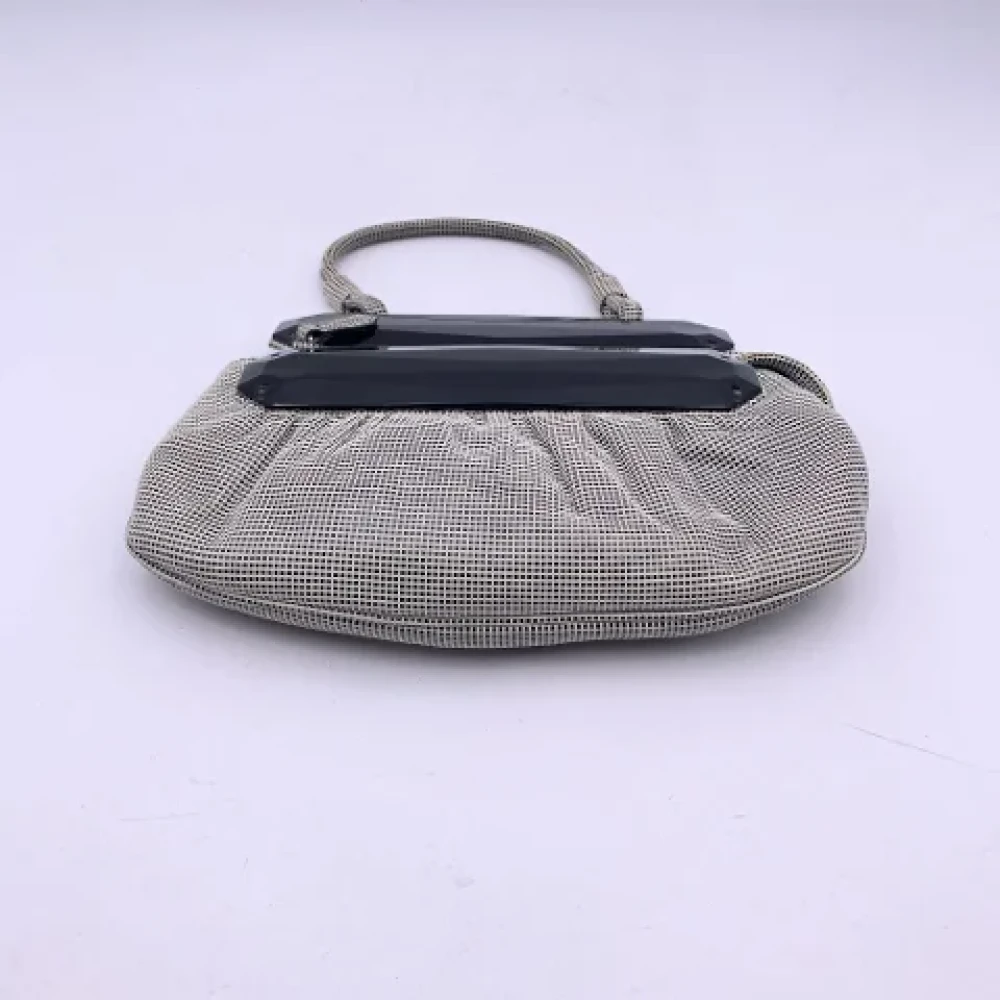 Fendi Vintage Pre-owned Leather fendi-bags Gray Dames