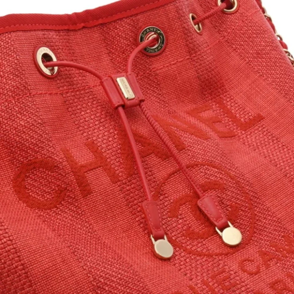 Chanel Vintage Pre-owned Leather chanel-bags Red Dames