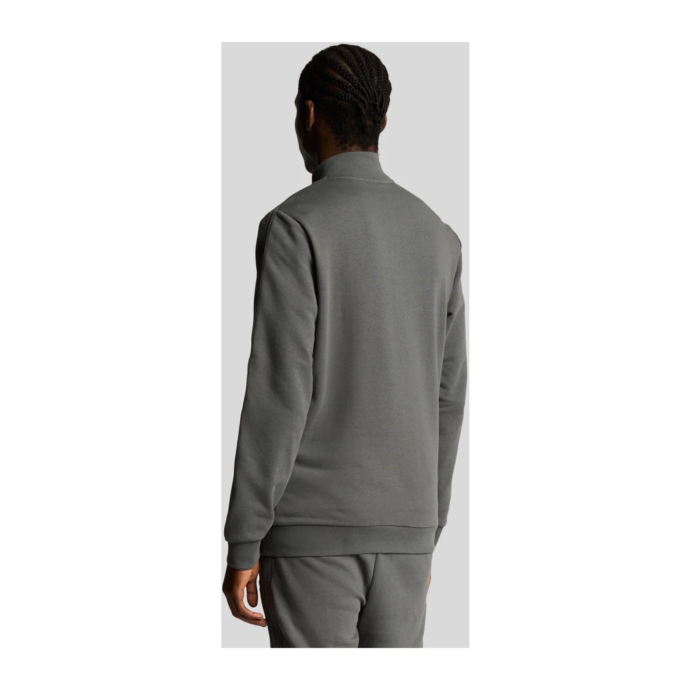 Lyle & Scott Mid Layers Tape Track Top Gray Heren