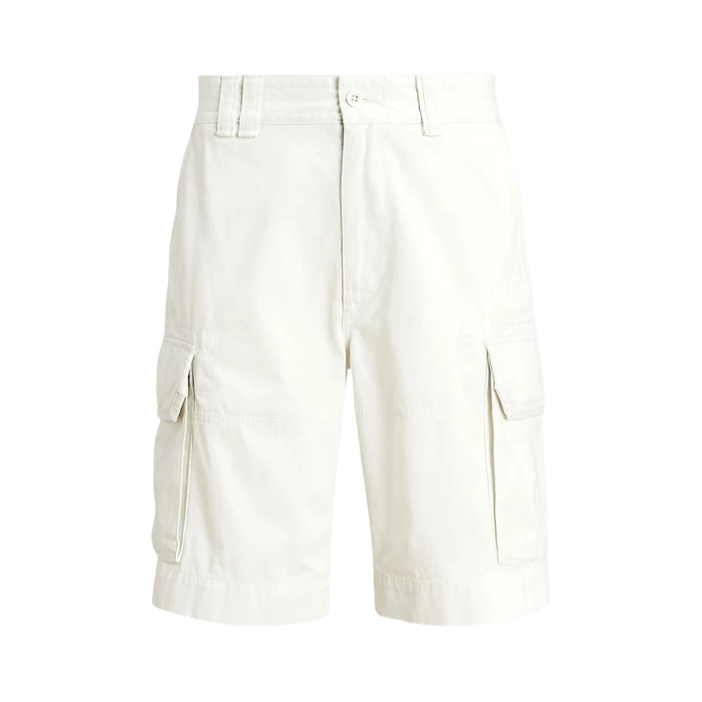 Polo Ralph Lauren Men's White Short Summer Shorts - Casual Shorts - W32 - Shorts