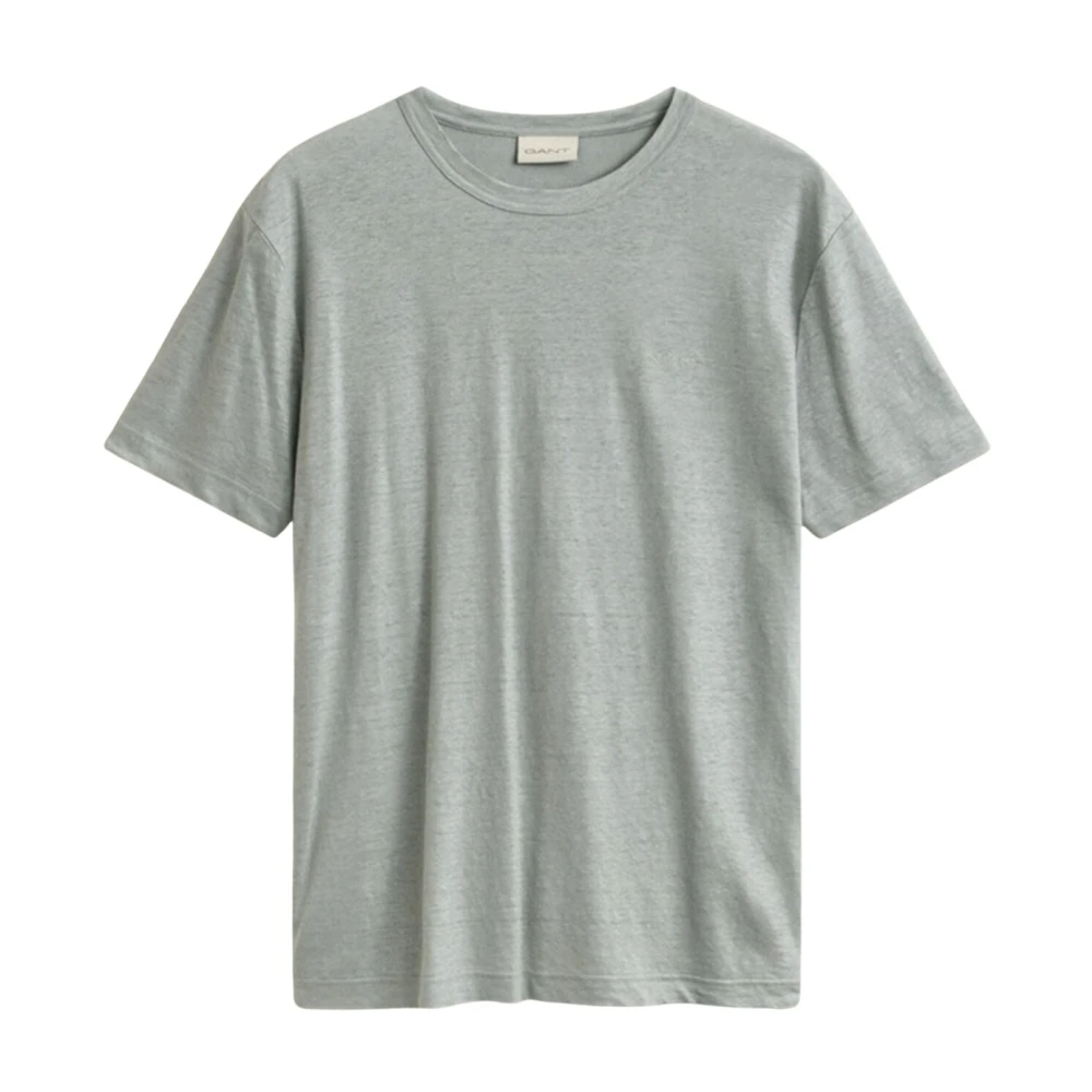 Gant Men's Gray T-Shirts, Xl, Linen T-Shirt