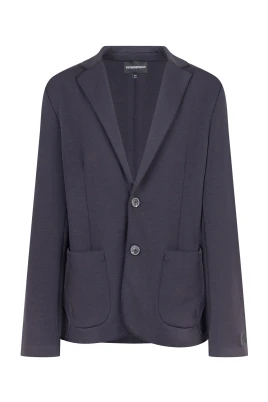 Single-breasted Double-jersey Jacket