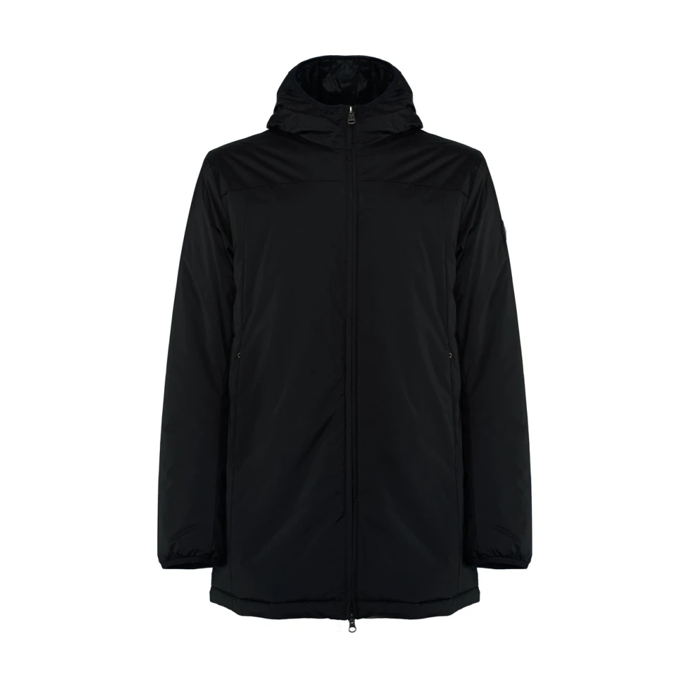 Colmar Zwarte Hooded Mid-Length Jas Black Heren