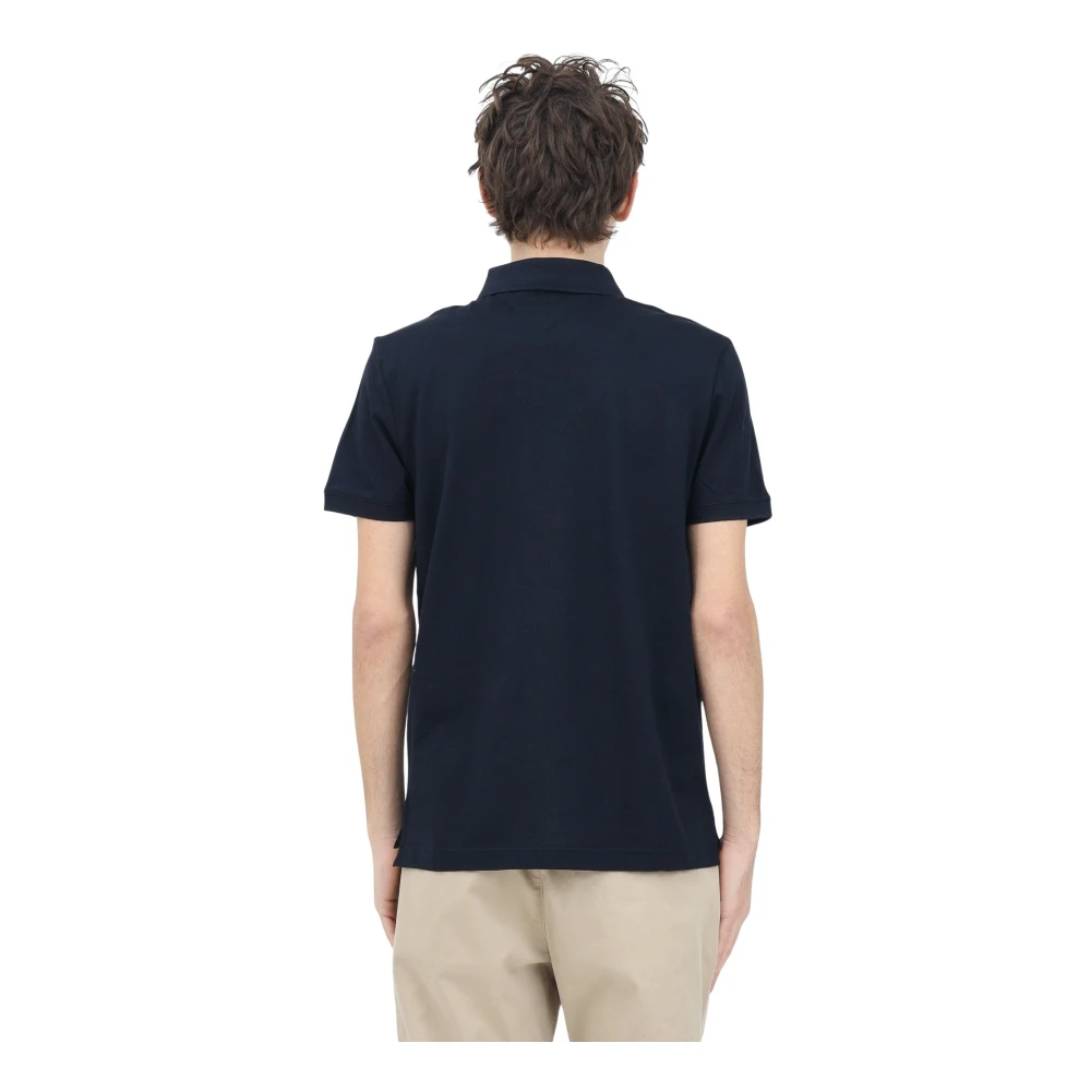 Tommy Hilfiger Blauw Poloshirt met Logoborduursel Blue Heren