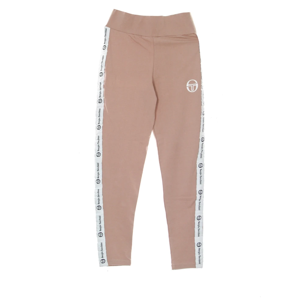 Sergio Tacchini Jola Tape Logo Mistery Rose Women's Leggings Pink Dames