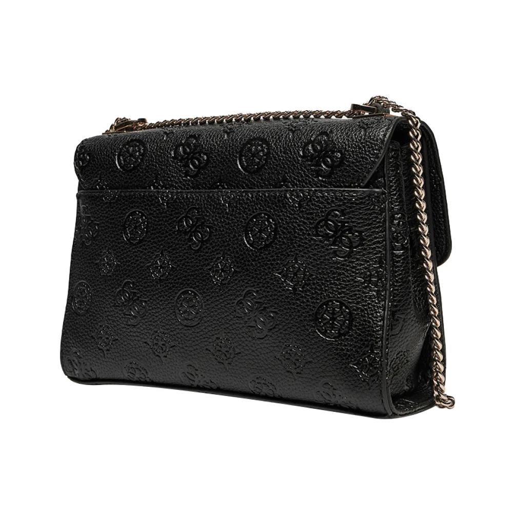 Guess Elegante Zwarte Schoudertas Black Dames