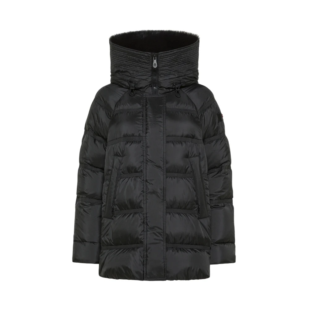 Peuterey Takan Mid Fur - Female - Down Jackets - Black - M - Jackets