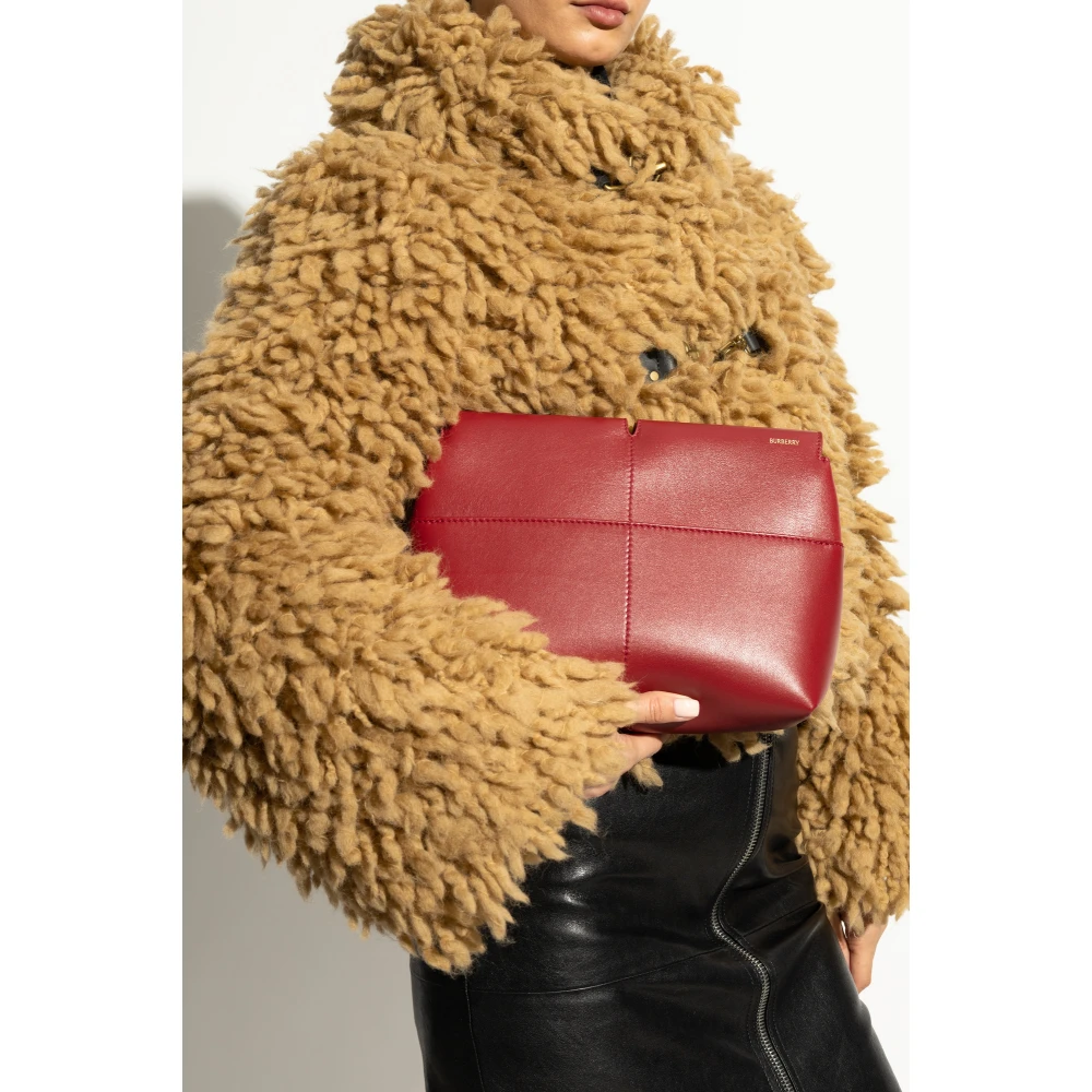 Burberry Snip Clutch Red Dames