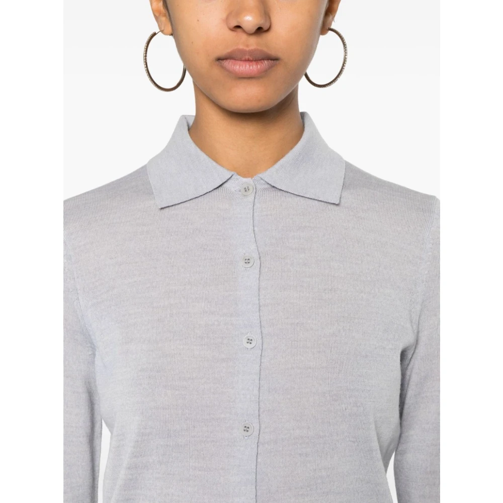 Calvin Klein Grijze Gebreide Kleding Aw24 Damesmode Gray Dames
