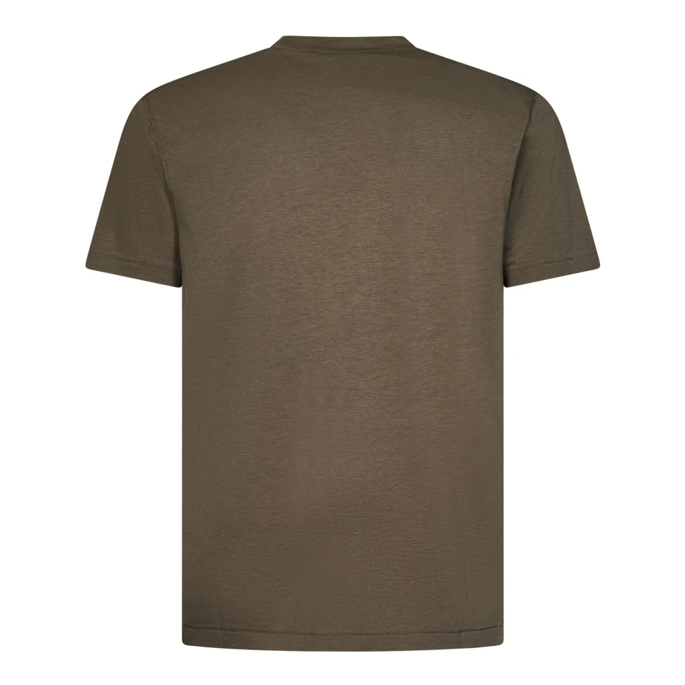 Tom Ford Groene T-shirts & Polos voor Heren Stijlvolle Aw23 Collectie Green Heren