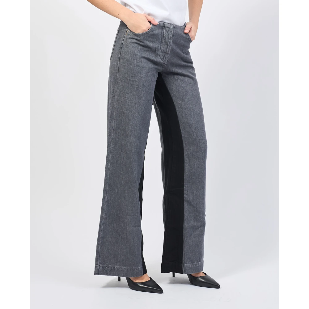 PATRIZIA PEPE Grijze Elegante Jurk Gray Dames