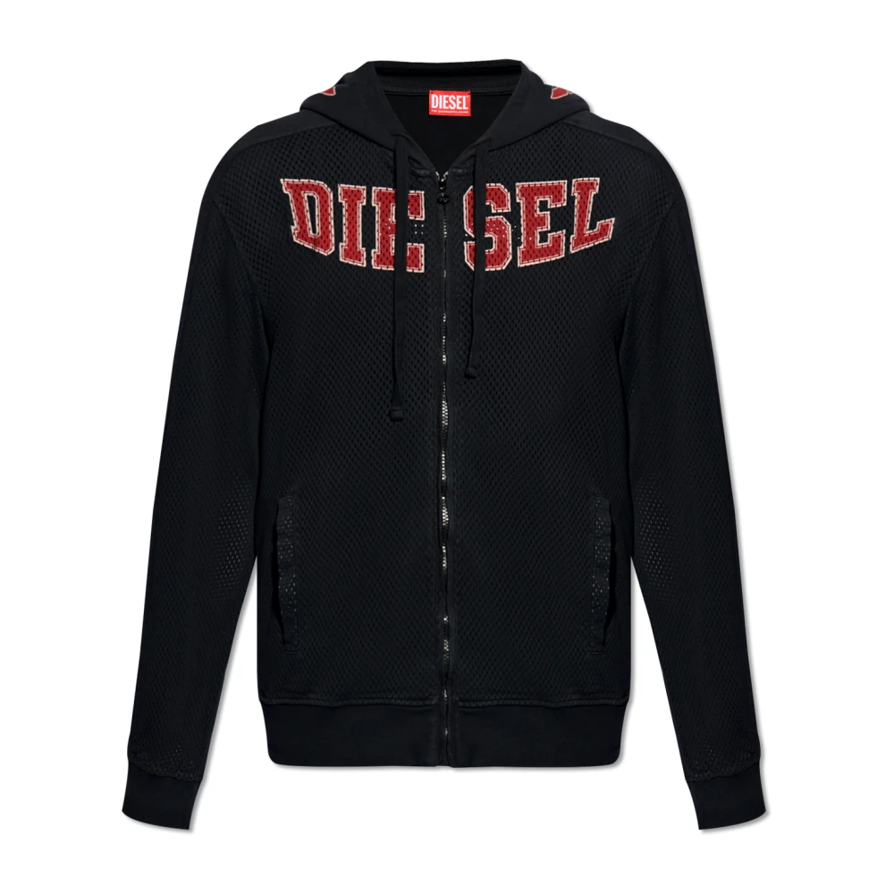 Diesel S-Crek hoodie Black Heren
