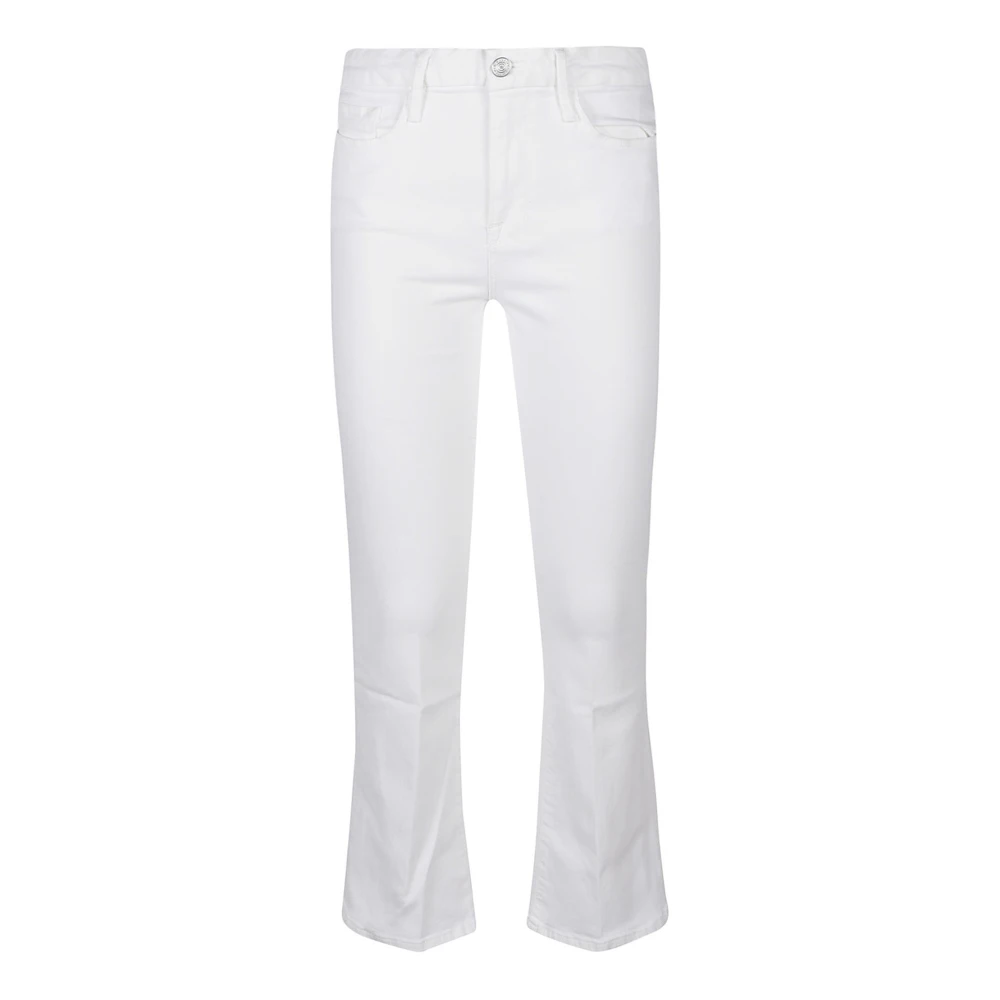 Frame Flared Bootcut Jeans White Dames