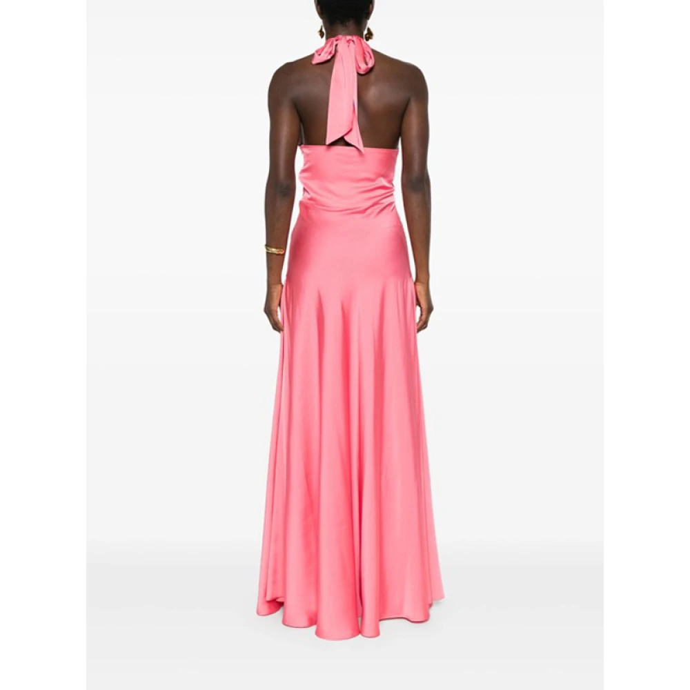 D.Exterior Koraalroze Maxi Jurk Pink Dames