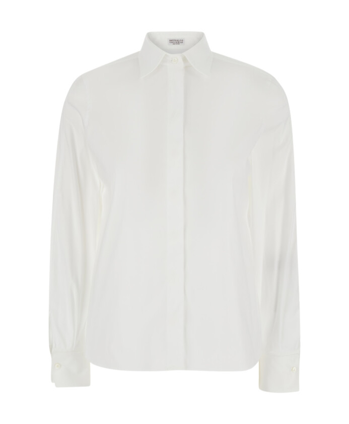 chemise-blanche-col-pointu-manches-longues
