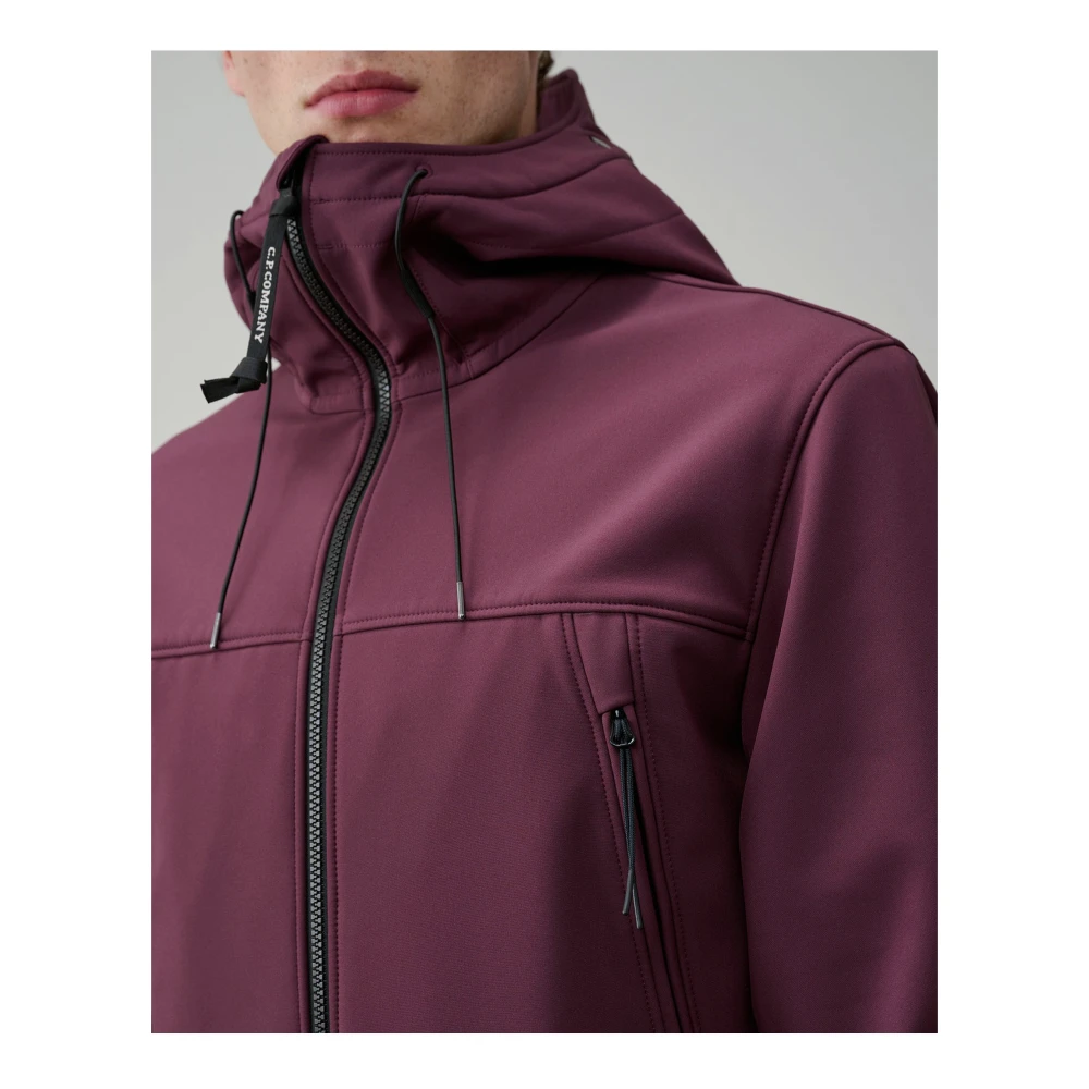 C.P. Company Paarse Goggle Jas met Shell-R Stof Purple Heren