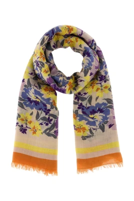 Blommigt tryckt scarf