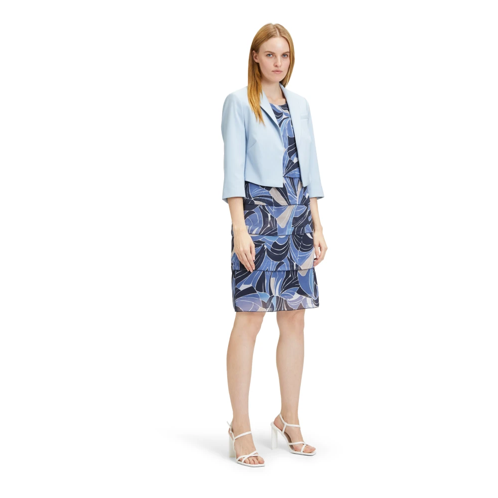Betty Barclay Korte blazer met 3 4 mouw White Dames
