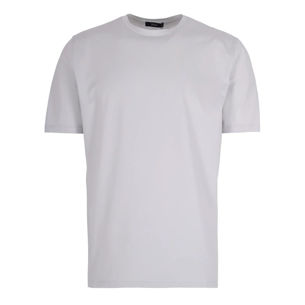 Herno Men's Gray T-Shirts, L, T-Shirts