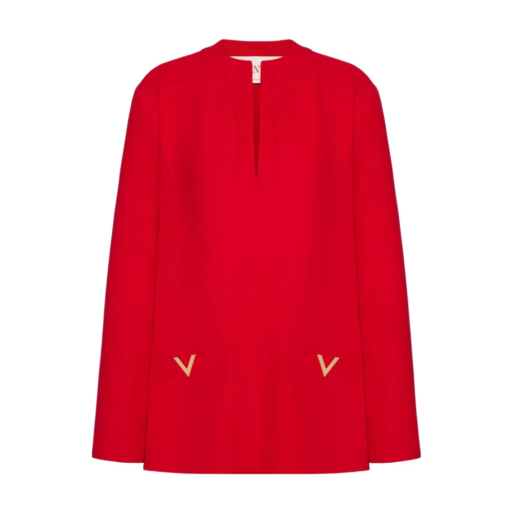 Valentino Garavani Stijlvol Shirt met Uniek Ontwerp Red Dames