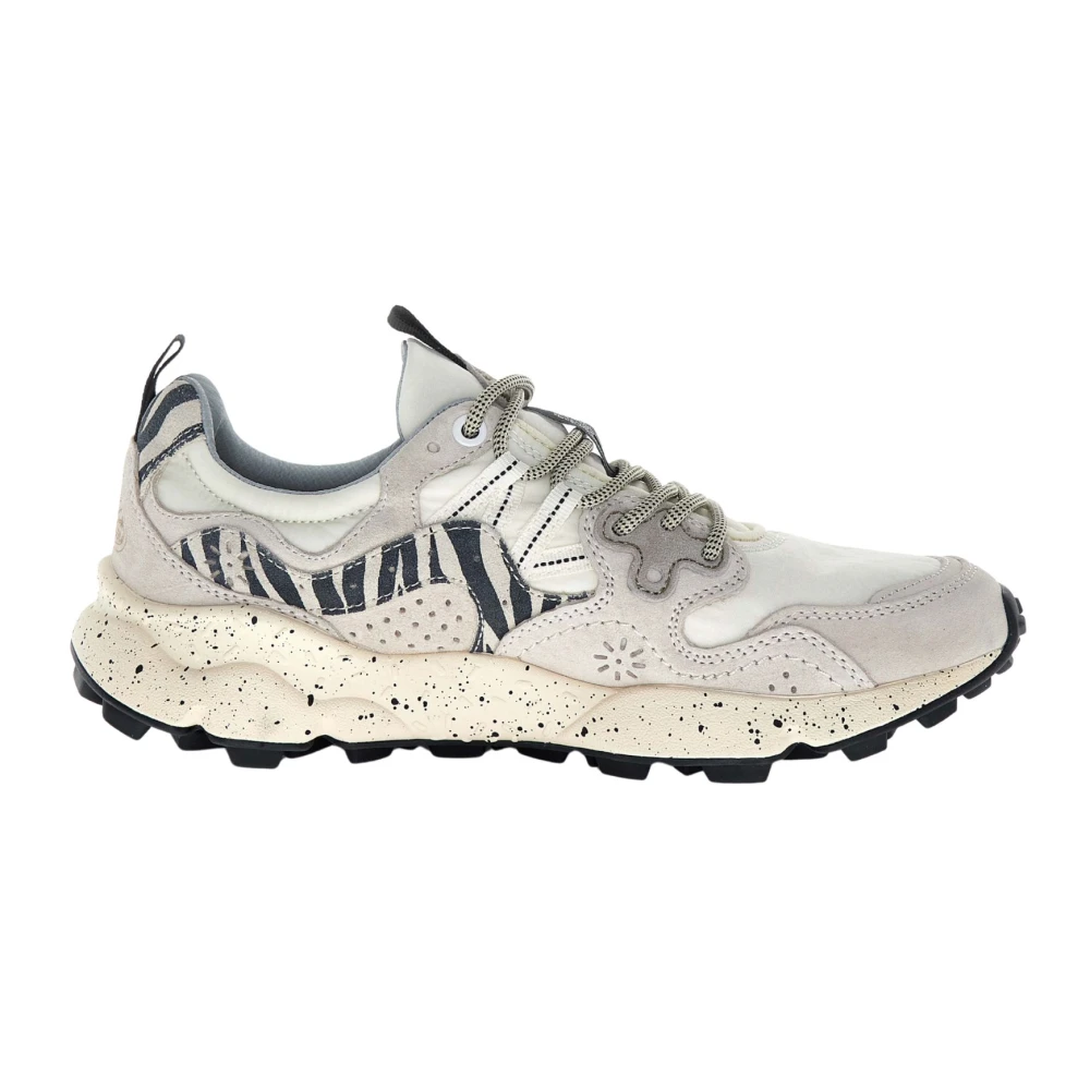 Flower Mountain Women's Gray Sneakers, 8 Uk, Yamano 3 Sneaker