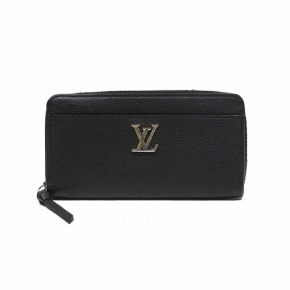 Louis Vuitton Vintage Pre-owned Leather wallets Black Dames