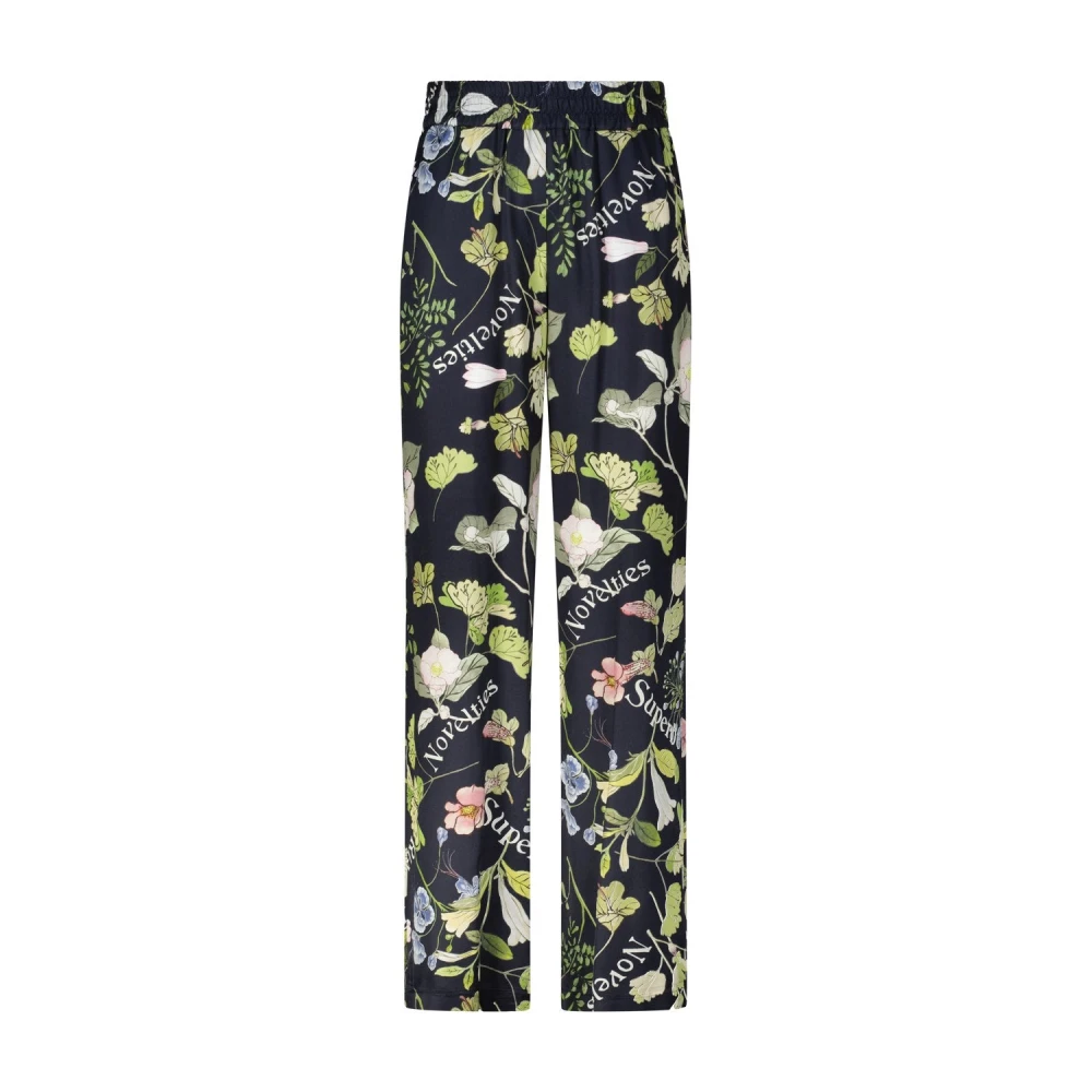 RIANI Floral Satin Wide Leg Broek Multicolor Dames