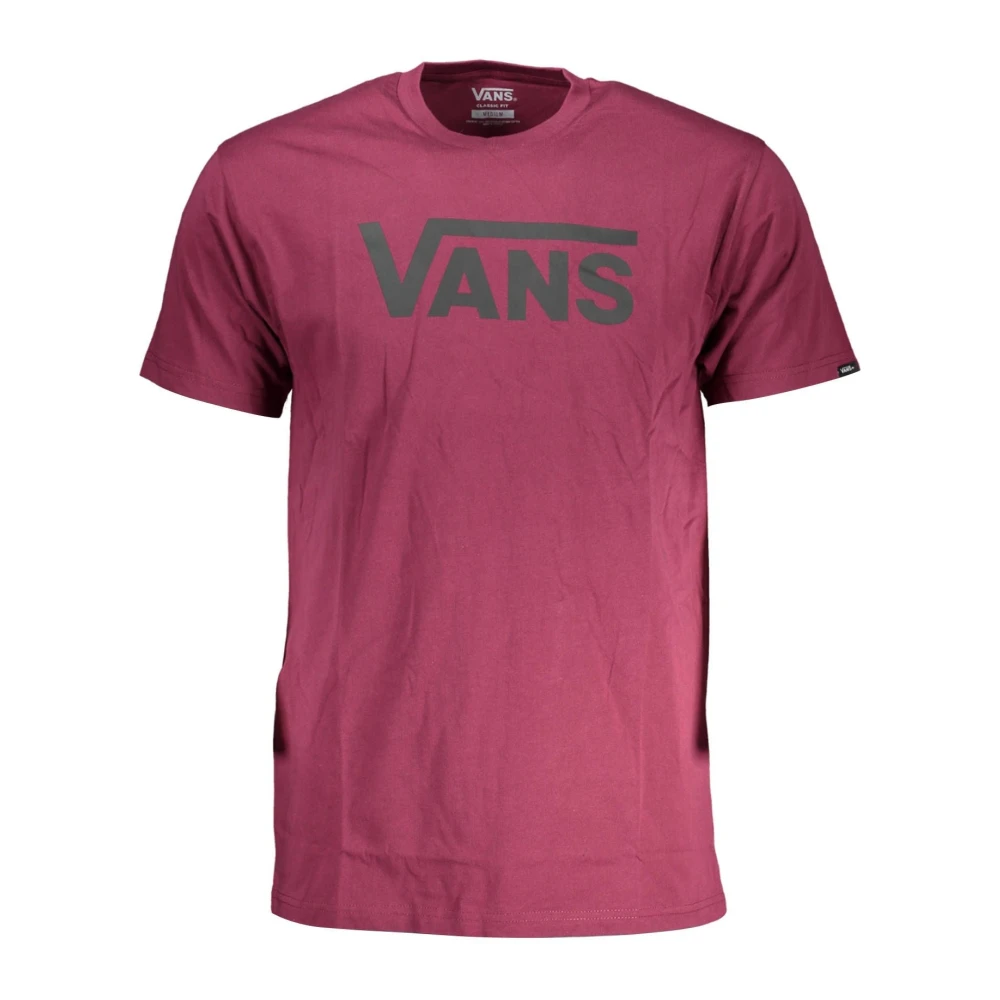 Vans Paars Klassiek Ronde Hals T-Shirt Purple Heren