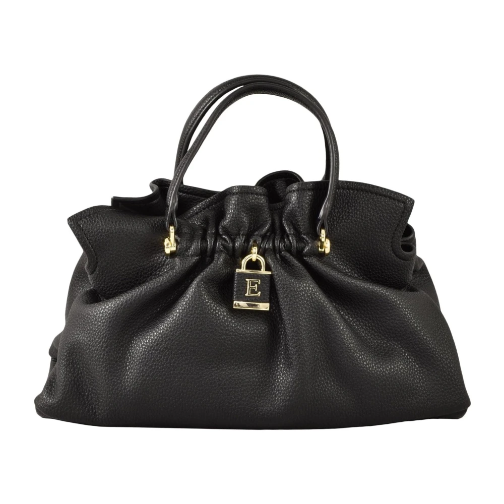 Ermanno Scervino Firenze Tas van Polyurethaan Black Dames