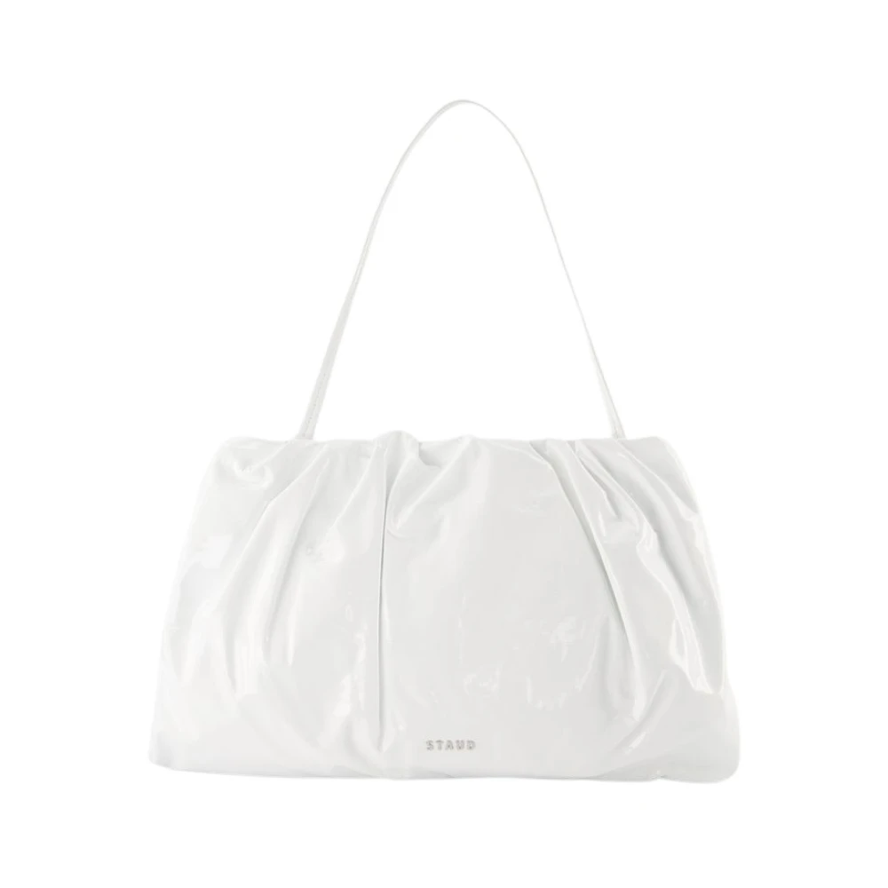 Staud White Shoulder Bags, Female, One Size, Phoebe Bag - Leather
