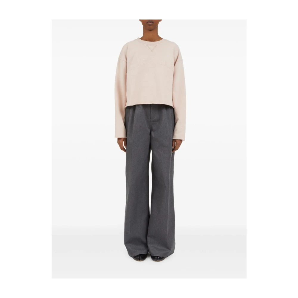 Maison Margiela Bruine Sweatshirt Aw24 Damesmode Beige Dames