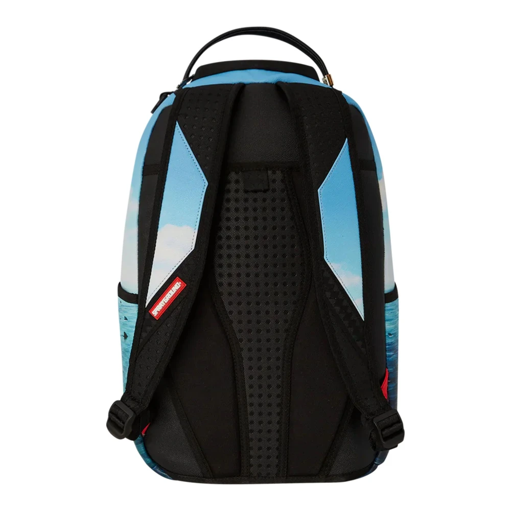 Sprayground Haaien Eiland Rugzak in Blauw Gray Heren
