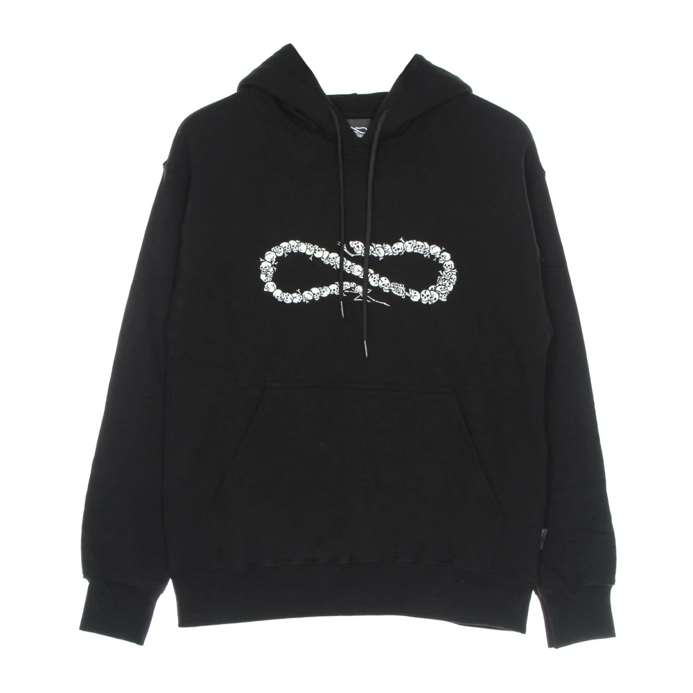 Propaganda Xv Bones Hoodie Zwart Lange Mouw Black Heren