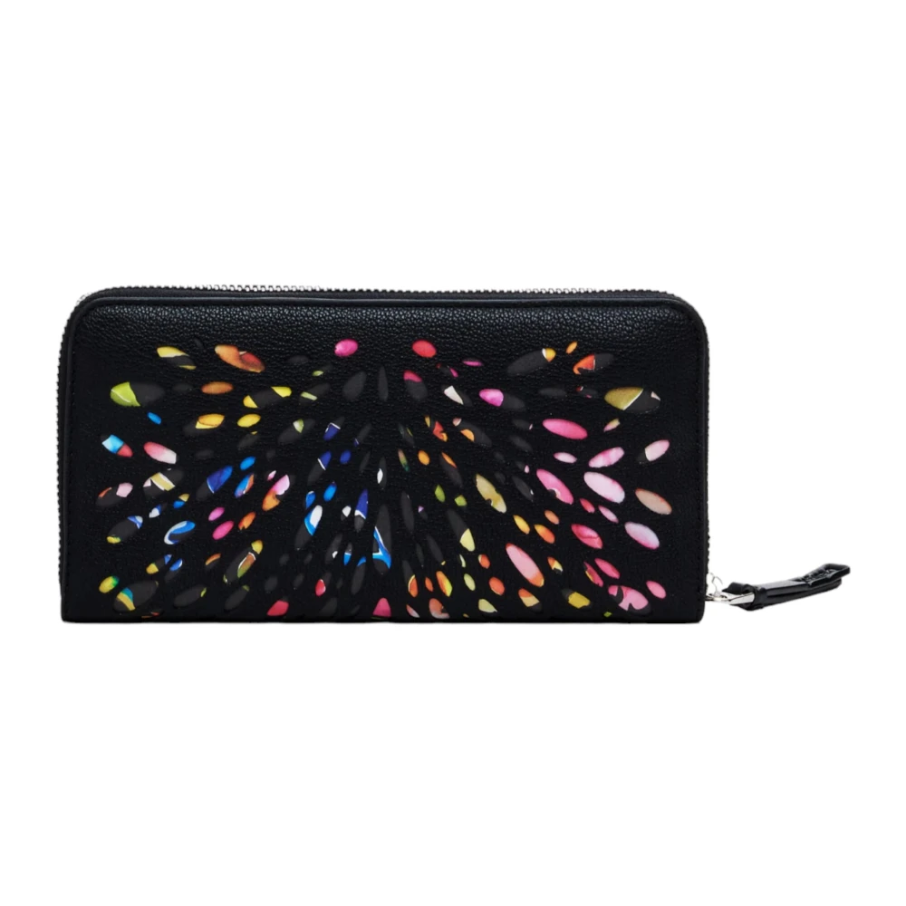 Desigual Fiona Portemonnee Herfst Winter Collectie Black Dames