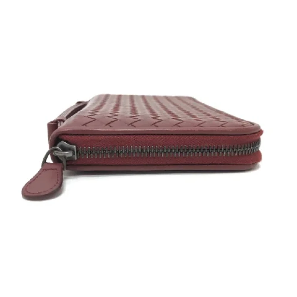 Bottega Veneta Vintage Pre-owned Leather wallets Pink Dames