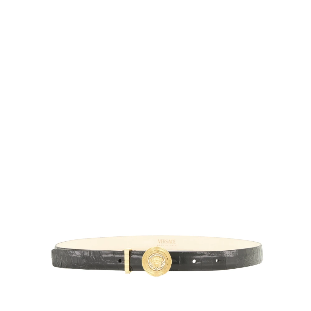 Versace Medusa Riem Lente-Zomer 2025 Collectie Black Dames