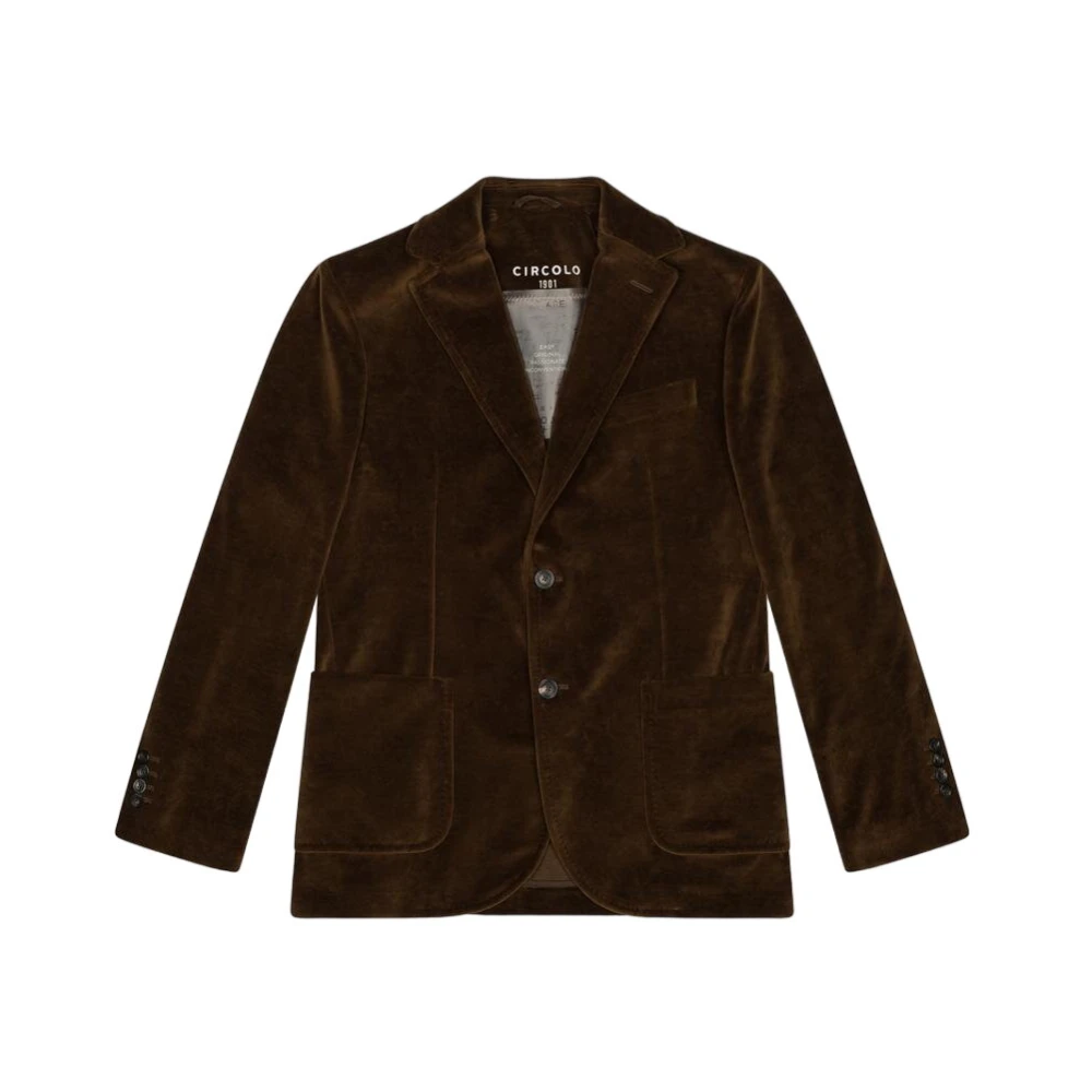 Circolo 1901 Katoenen Jassen en Blazers Brown Heren