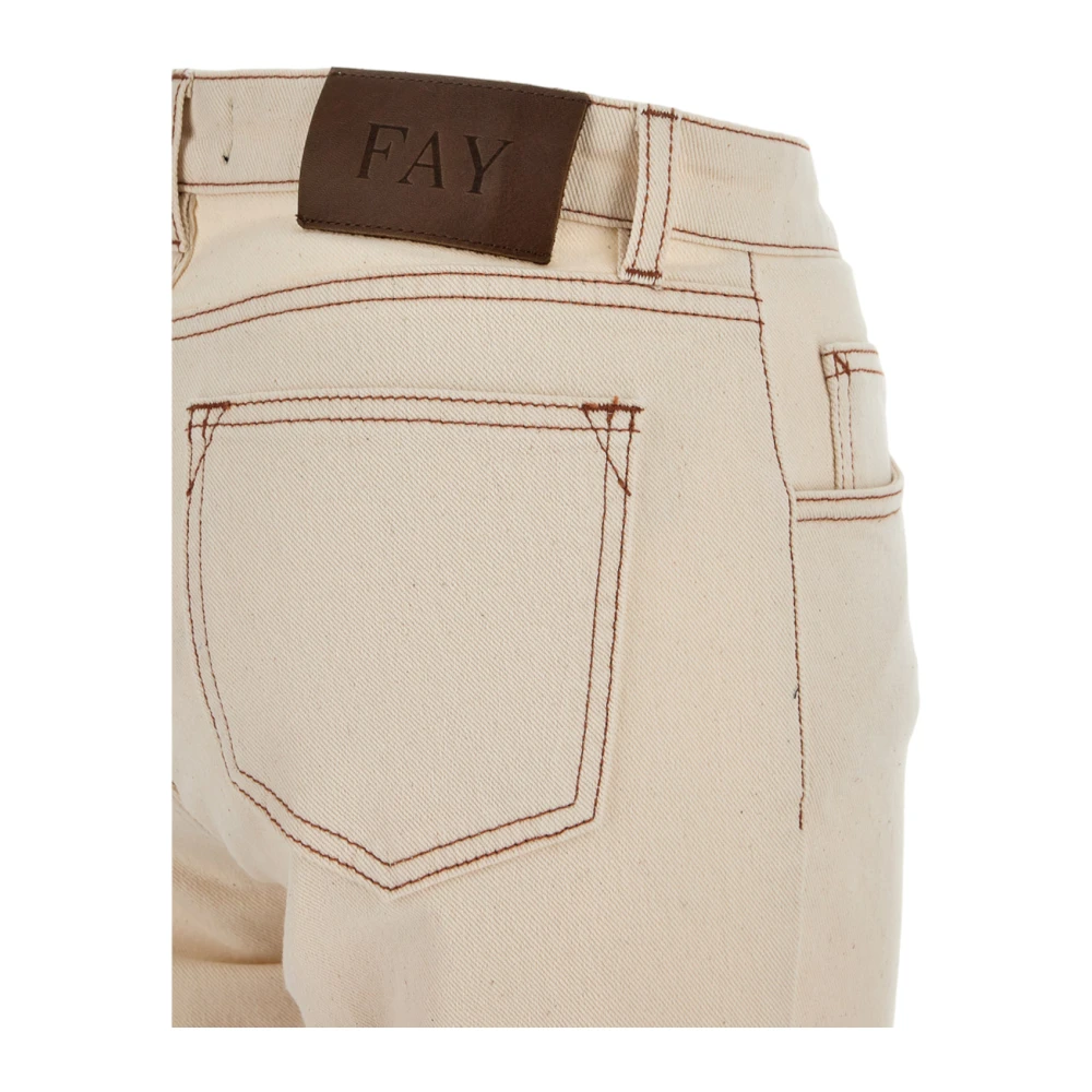 Fay Beige Broek Beige Dames