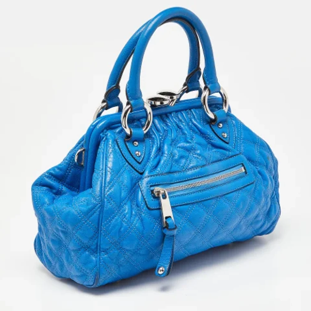 Marc Jacobs Pre-owned Leather handbags Blue Dames