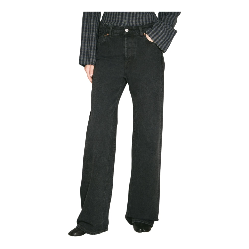 Our Legacy Twill Weave Treble Cut Jeans Black Dames