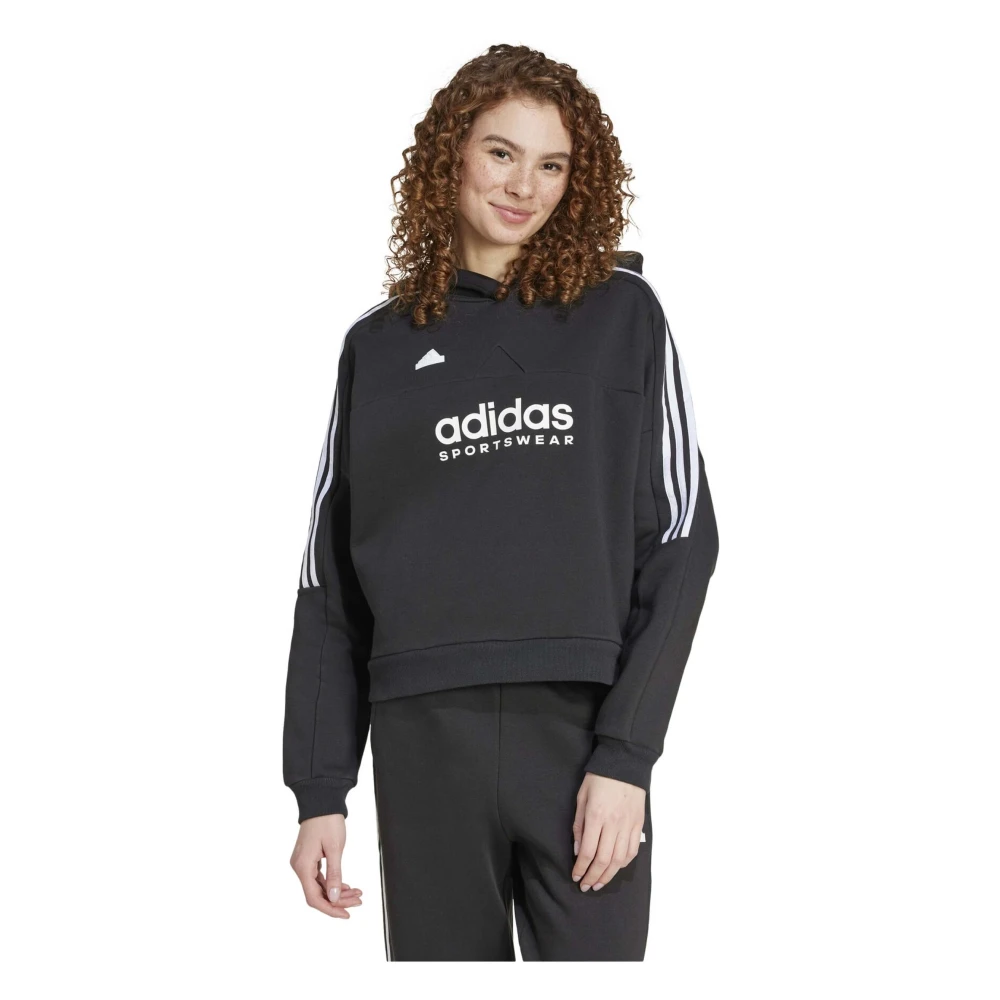 Adidas Tiro Cut 3-Stripes Hoodie Black Dames