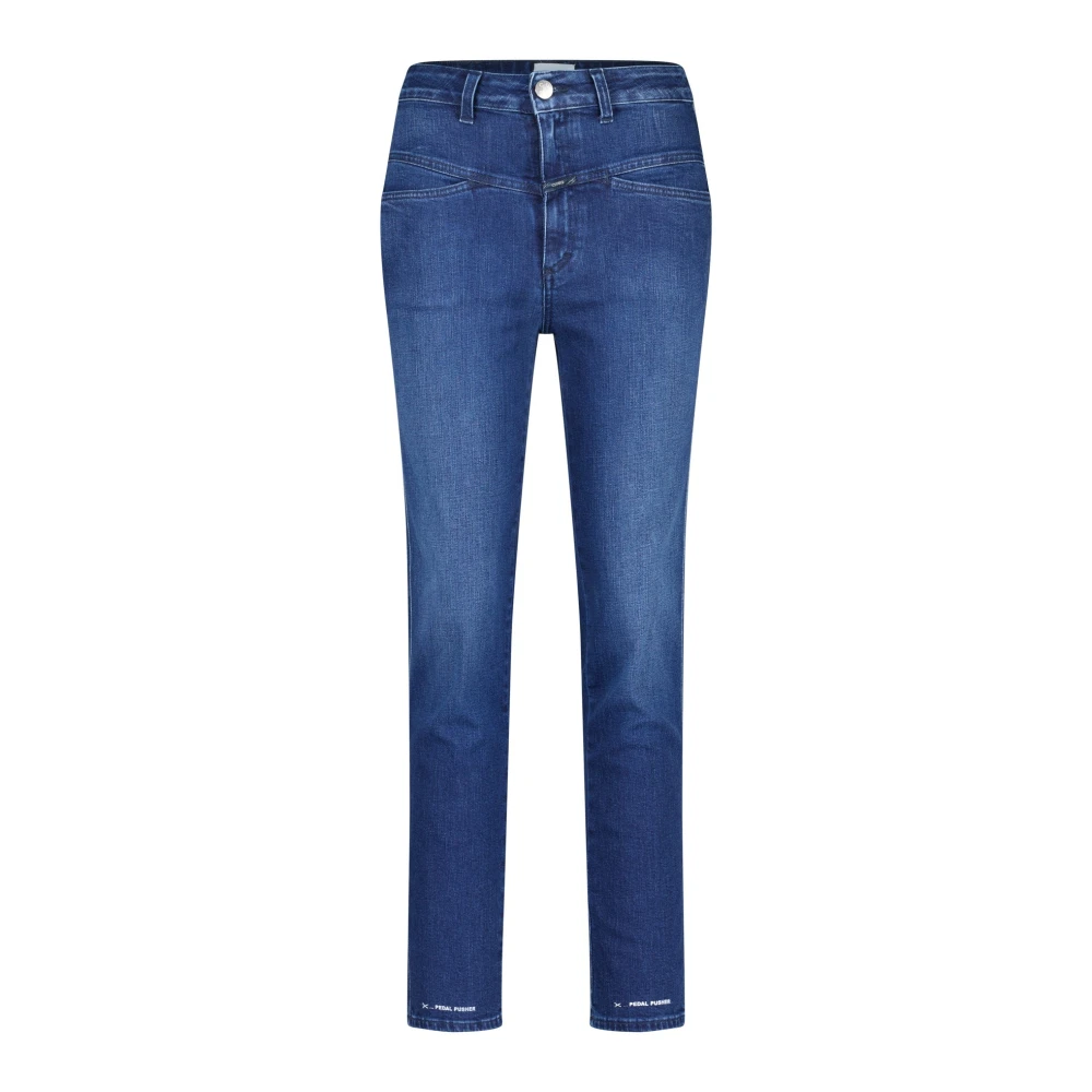 Slim-Fit High-Waist Jeans for Menn