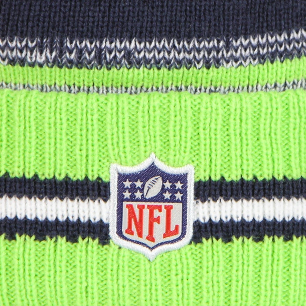 new era Seahawks Pom Beanie Hat NFL Multicolor Heren