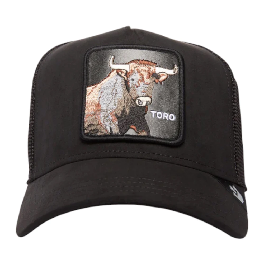 Goorin Bros Zwarte Suède Stier Katoenen Pet Black Unisex
