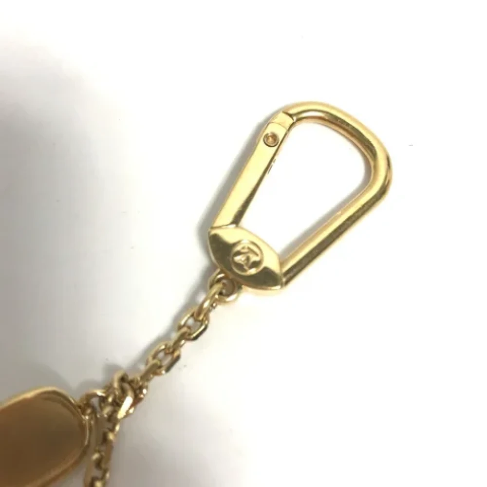 Louis Vuitton Vintage Pre-owned Fabric key-holders Yellow Heren