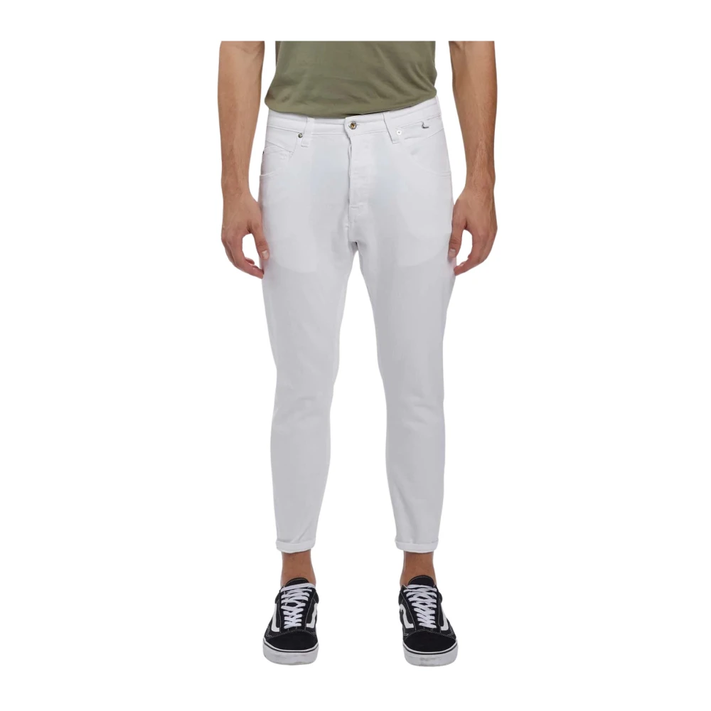 Gabba Alex K2671 Tapered Jeans in het wit White Heren