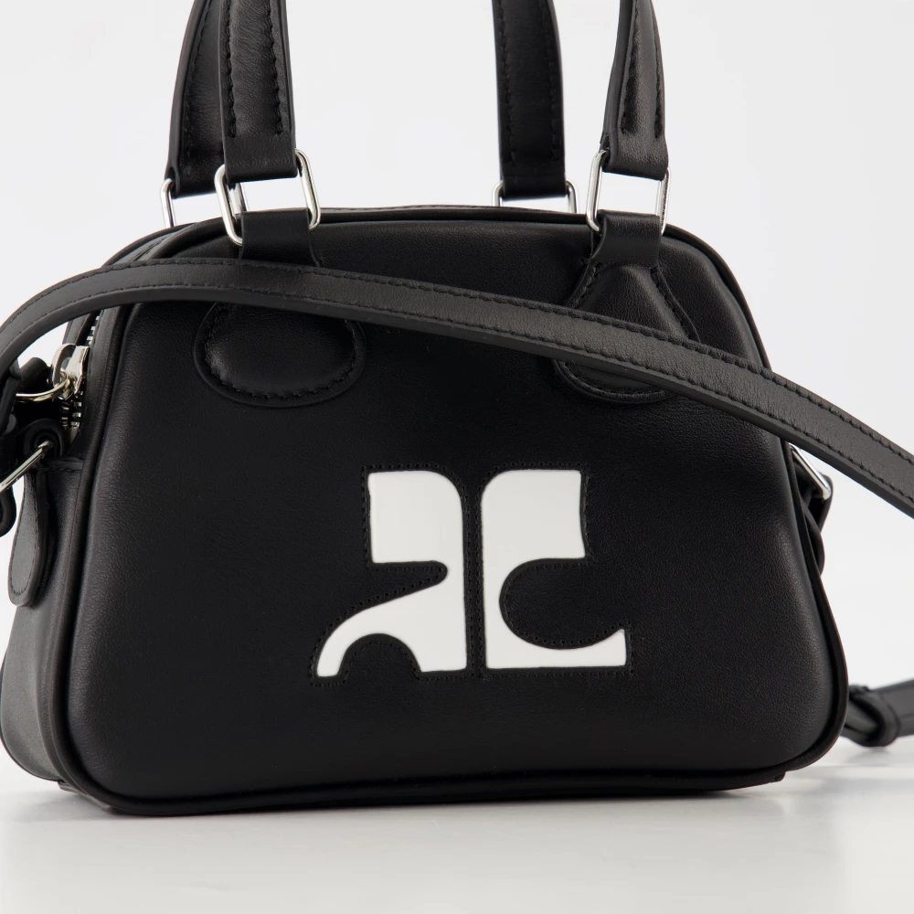 Courrèges Mini Bowlingtas Lente-Zomer 2025 Black Unisex
