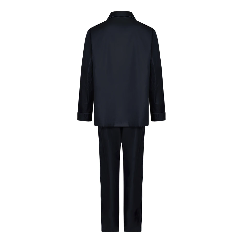 Brioni Blauw Katoenen Pyjamaset Blue Heren