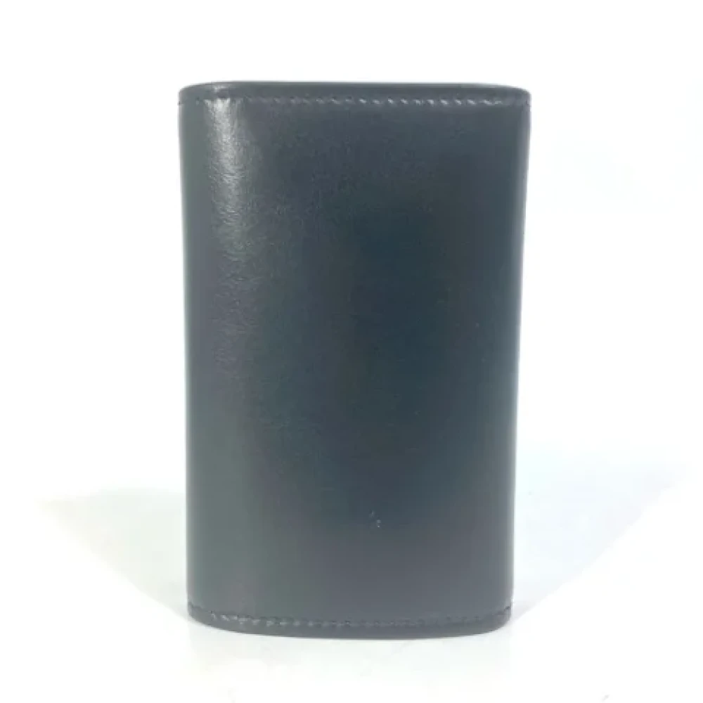 Gucci Vintage Pre-owned Leather key-holders Black Dames